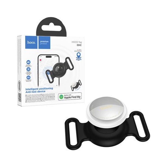 Hoco Anti-Perda E91C Localizador Inteligente para Animais de Estimação para iOS Branco